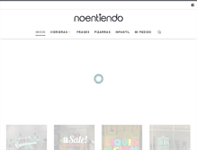 Tablet Screenshot of noentiendo.com.ar